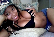 These real amateur ebony girl with..